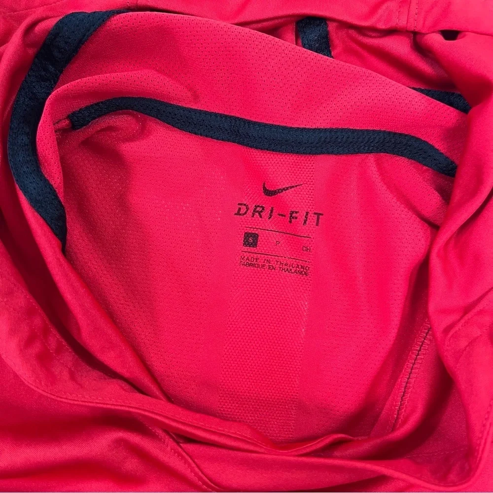 ♠️Nike Elite Hoodie Men’s Small | Red Pullover Sweatshirt PTP 21" | Preowned - Picture 5 of 6